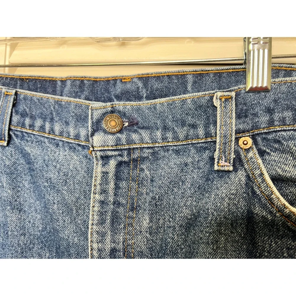 RARE Levi's 517 Saddleman Boot Cut Orange Tab W42 L32 Vintage Made in USA